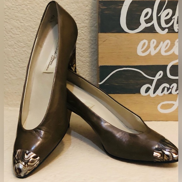 Shoes Sesto Meucci Of Florence With Abalone Shell Front And Back Heels Size 612 Poshmark